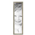thumbnail image 2 of ArtToFrames 9" x 34" Silver Compo Dark Wash Picture Frame, 9x34 inch Silver Wood Poster Frame (WOM-5227),  Pack, 2 of 7