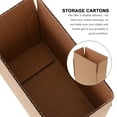 thumbnail image 5 of LULULION 20Pcs Practical Cartons Khaki Kraft Material Small Storage Boxes for Packing and Shipping, 5 of 5