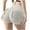 Beige-10, variant on REALiKUN Women's High Waisted Yoga Shorts Sports Gym Ruched Butt Lifting Workout Running Lace Up Back Pockets Booty Shorts