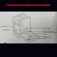 thumbnail image 4 of D.I.Accessa Lave-Vaisselle DD82-01426A Roues Rack Rouleau(Lot de Huit)-Rangement pour Samsung Lave-Vaisselle Modèle DW80R2031 Série, 4 of 6