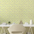 thumbnail image 3 of Ambesonne Bird Peel & Stick Wallpaper for Home, Origami Style Crane and Swans, 13"x36", Pale Yellow White, 3 of 6