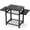 Black, variant on Yacona Outdoor Grill Cart, Grill Tables for Outside, Portable Griddle Stand, Outdoor Kitchen Island Cooking Prep Table, Black