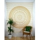 thumbnail image 2 of Indian Tapestry Yellow Mandala Bohemian Yoga Mat - 150*200cm, 2 of 5