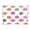 Pink Maple Leaf, variant on Acrylic Tray Clear Serving Tray Rectangle Decorative Tray with Cut Handle Red Maple Leaves Pattern