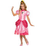 Disguise Princess Peach Classic Girl's Fancy-Dress Costume for Child, L (10-12)