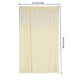 thumbnail image 4 of 9ft x 8ft Beige Room Divider Curtain with Hooks, Shading Privacy Drape for Clinic Spa, 4 of 17