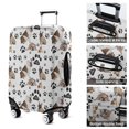 thumbnail image 5 of Bulldog Dog and Footprints Luggage Cover Fashion Suitcase Cover Baggage Covers Fit 25-28 Inch Luggage (Go Travel), 5 of 5