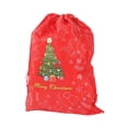 thumbnail image 2 of Rongfmy Sac Cadeau de Noël à Cordon Festif pour Chocolat Fête Rouge, 2 of 9