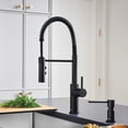 thumbnail image 5 of Blanco 401917 Catris 1.5 GPM Single Hole Pre-Rinse Pull Down Kitchen Faucet - PVD Steel, 5 of 7
