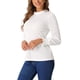 thumbnail image 4 of TOP DE MANGA LARGA CON CUELLO ALTO Y PUÑO RIZADO DE MUJERES INSPIRE CHIC, 4 of 6