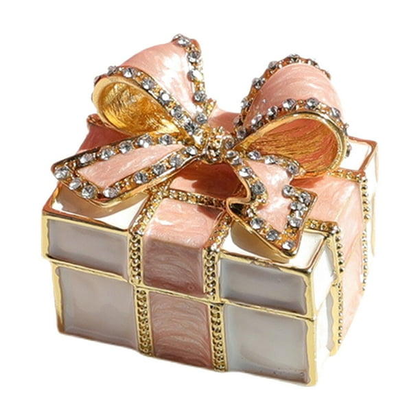 1 unid joyería caja de almacenamiento joyería caja de regalo joyería embalaje caja de joyería organizador