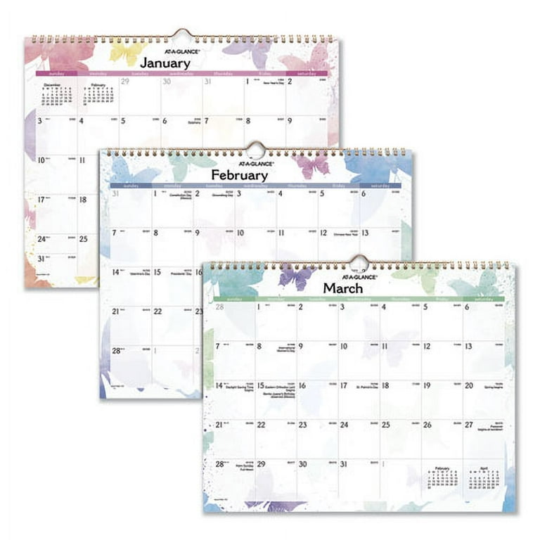 Watercolors Recycled Monthly Wall Calendar, Watercolors Artwork, 15 x 12, White/Multicolor Sheets, 12-Month (Jan-Dec): 2024 Watercolors Recycled Monthly Wall Calendar, Watercolors Artwork, 15 x 12, White/Multicolor Sheets, 12-Month (Jan-Dec): 2024