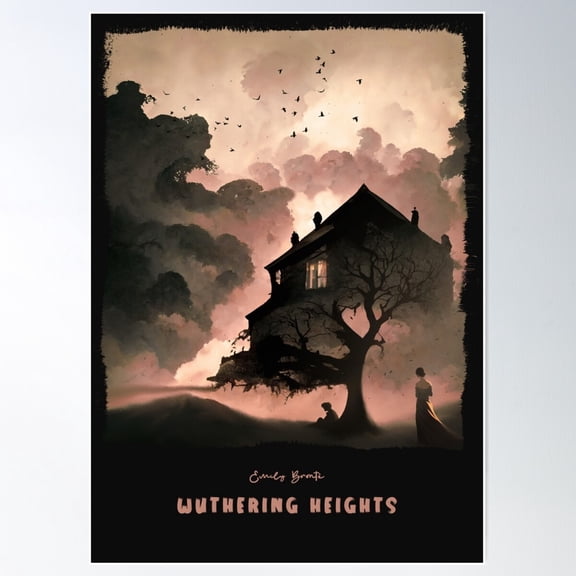 Wuthering Heights Poster Wall Art, Modern Wall Decor For Living Room Bedroom, 8x12 UNFRAMED