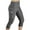 Linen Gray, variant on Sexy Dance Women High Waist Capris Leggings Activewear Workout Running Cropped Pants with Pockets