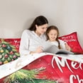 thumbnail image 4 of jejeloiu Colorful Xmas Ball Bedding Comforter Set 7-Piece,Merry Christmas King Bedding Sets,Happy New Year Bed Sheets For Teens,Luxury Bedroom Decor Reversible, 4 of 8
