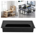 thumbnail image 2 of Desk Grommet, Clean Functional Cabling Metal Rectangle Cord Cable Hole Cover for Home Office Bank Computer Table, Premium Aluminum Alloy Quick Easy Install, 2 of 5