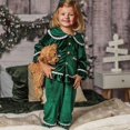thumbnail image 4 of Conjuntos de pijamas de Navidad de cuentos para niños, ropa de dormir para niñas, ropa para niños, encaje de terciopelo, manga larga + Pantalones, traje de bebé 9M-9Y, 4 of 4