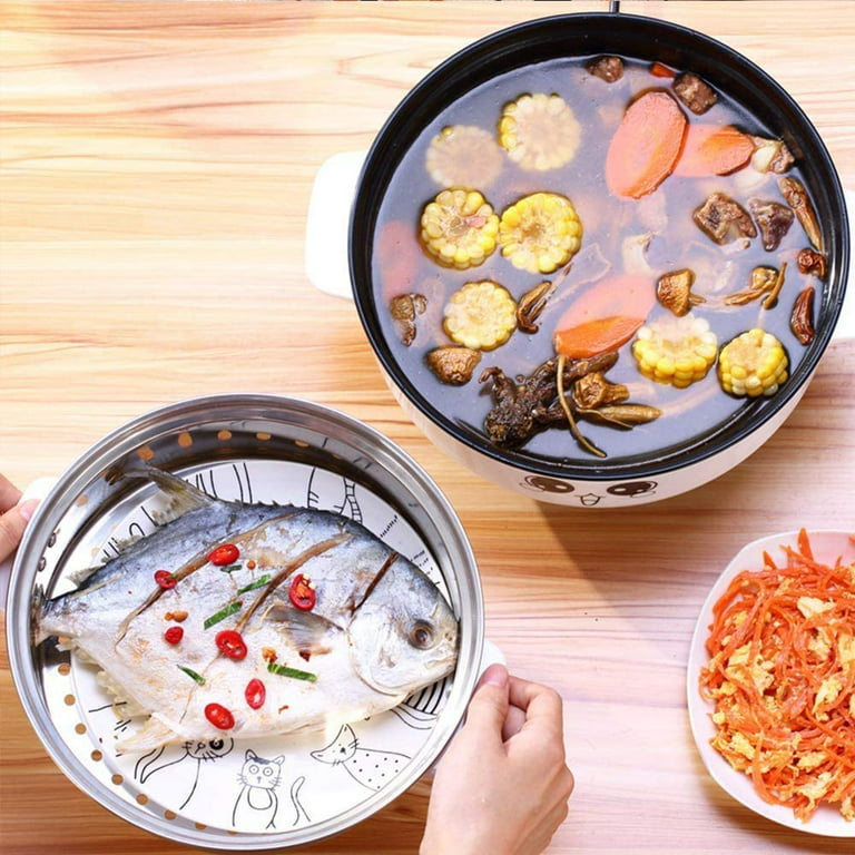 Multi-Functional Cooking Pot Household Meat Roasting Pan Steamer Split Hot  Pot All-in-One Pot Multi-Functional Integrated