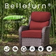 thumbnail image 3 of Bellefurn Outdoor Seat Cushions 22 X 24 X 6 inch for Patio Furniture,Outdoor Chair Cushions Outdoor Deep Seat Cushion with Water Resistant & Removable Cover Patio Cushions for Wicker Chair,Sofa,Couch, 3 of 12