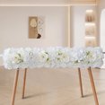 thumbnail image 4 of Simulación de boda, hilera de flores, decoración de flores de seda, fila inferior falsa, pared de flores de hotel, señalización, arco de boda, arte floral, 4 of 7