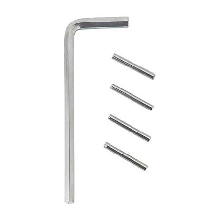 Replacement Hinge Pins - Spring Hinge Tension Pin Replacement Kit with Hex Wrench - 4 Pack
