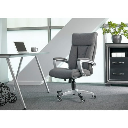 sealy posturepedic office chair fabric cool foam chair, grey sealy posturepedic office chair fabric cool foam chair, grey