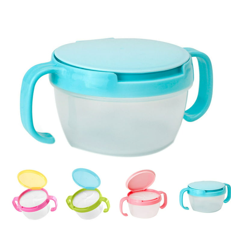 Anti-spill Toddler Snack Box with Handles
