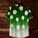 thumbnail image 3 of Ceisia St. Patrick's Day Men's Unisex Hawaiian Shirt | Summer Beach Casual Short Sleeve Button Down Gift Printed Top, 3 of 9