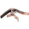 thumbnail image 2 of CP‑08 Cejilla para ukelele de guitarra ligera de aleación de zinc y silicona Accesorios para instrumentos musicalesOro rosa, 2 of 14