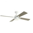 thumbnail image 3 of 330140WH Kichler Lighting Lija - Ceiling Fan with Light Kit - with Transitional inspirations - 14.25 inches tall by 52 inches wide-White Finish, 3 of 4