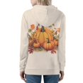 thumbnail image 2 of FKELYI Thanksgiving Pumpkins Zipper Hoodies Size L Soft Women Zip Hoodie Sweatshirt Coat Happy Fall Stretchy y2k Streetwear Hoodies with Drawstring, 2 of 6