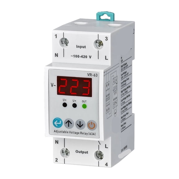 EJYWPSWD VRXX Display Adjustable Voltage Protection Relay 40A63A