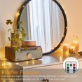 thumbnail image 2 of String Lights, [Set of 2] Mini Outdoor LED String Lights 10M Waterproof Battery 100 LED Lights with Remote Control Indoor and Outdoor Decoration for Christmas Wedding Home Garden (Warm White), 2 of 5