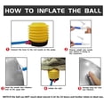 thumbnail image 4 of 75cm Yoga Ball, Exercise Ball for Fitness, Stability, Balance & Birthing, Anti-Burst Professional Quality Design Balance Ball Pilates Core&Workout Ball with Quick Pump - Home Gym Office Chair, 4 of 7