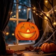 thumbnail image 3 of Wooden Hanging Ornament Halloween Decorations With LED Lights For Indoor Outdoor Party Home Garden Table Mantel Scary House Decor, 3 of 6