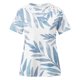 thumbnail image 4 of Fiudx Liquidación de Ofertas Flash Mujer Estampado Cuello Redondo Encaje Ahuecado Manga Corta Pulóver Blusa Camiseta Tops, 4 of 5