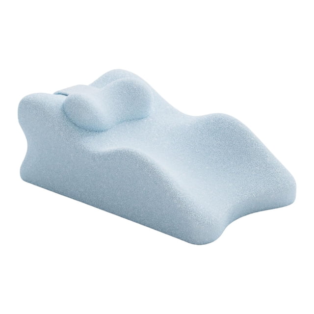 Almohada para piernas, almohada de espuma viscoelástica, equipo, portátil, almohada ergonómica ligera para pies, cojín de soporte para piernas para azul