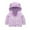 Purple, variant on Joau Toddler Boys Girls Fleece Hoodie Cute Bear Ear Warm Snowsuit Newborn Infant Fall Winter Zip Up Jacket Kids Coat Outerwear 6M-6T
