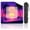 Color 2, variant on Mahjong Mat 31.5" x 31.5" sunset palm trees trendy purple california vintage Non-Slip Noise Reduction American Mahjong Tiles Table Cover for Dominoes Poker Card Board Games Gift