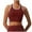 Red, variant on Hvyesh Women's Sports Bra Casual Sleeveless Backless Yoga Tank Crop Workout Fitness Top
