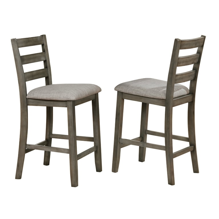 Crown Mark Grey Tahoe 5 Pack Counter Height Dining Set Walmart