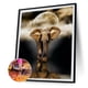 thumbnail image 1 of Cuadros Decorativos 5D DIY diamante pintura elefante completo redondo taladro mosaico arte Sywqhk Nuevos Originales, 1 of 1