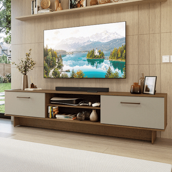 Mueble Mesa Para Tv Rack Madesa Agata 2 Puertas Hasta 80 MC3