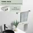 thumbnail image 5 of 4 - Piece Bathroom Hardware Accessories Set Wall Mounted, 5 of 6