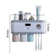 thumbnail image 2 of Esterilizador de cepillos de dientes inteligente, eléctrico, para colgar en la pared, para inodoro, sin perforaciones, caja de almacenamiento, estante para pasta de dientes, 2 of 5