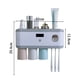 thumbnail image 2 of Esterilizador de cepillos de dientes inteligente, eléctrico, para colgar en la pared, para inodoro, sin perforaciones, caja de almacenamiento, estante para pasta de dientes, 2 of 5
