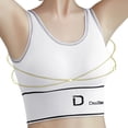 thumbnail image 2 of Ladies Wide‑Shoulder‑Strap Yoga Crop‑Top Bra Elastic Ribbed Fabric Casual Sport Layering Vest, 2 of 6