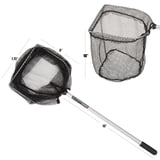 8-Inch Fishing Net – Lightweight Aluminum, Steel and Nylon Bait Net for ...