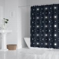 thumbnail image 2 of Dark Blue Sun Moon Star Pattern Shower Curtain 84"x72" ,Bathroom Decorative Shower Curtains Set with 12 Hooks,Modern Waterproof Washable Shower Curtain, 2 of 6