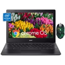 Acer Chromebook 311 Slim Light Business Laptop,11.6" HD Laptop,Intel Celeron N4500,4GB Memory,64GB eMMC,Intel UHD Graphics,with Mouse,Black,Chrome OS